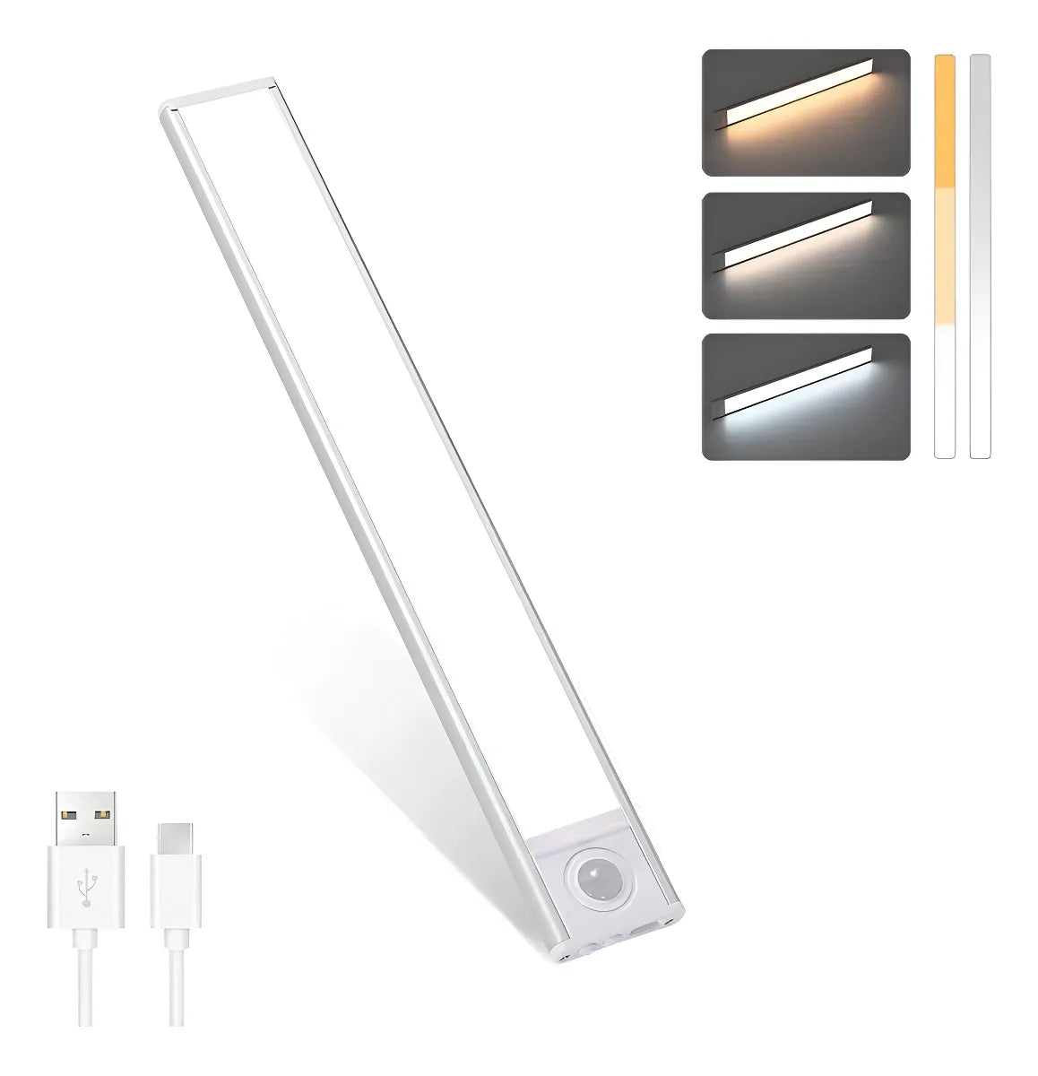 Barra LED Recargable Con Sensor Movimiento - Imagen 4