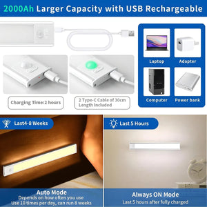 Barra LED Recargable Con Sensor Movimiento - Imagen 7