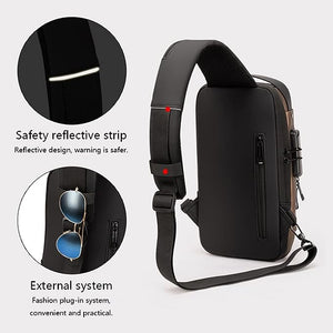 Bolso Oxford Grado Militar Impermeable + Cerradura + Puerto USB - Imagen 12