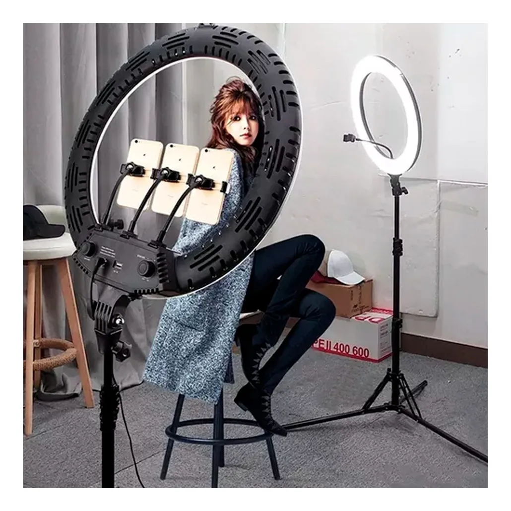 Anillo de Luz con 3 Soportes - Imagen 3