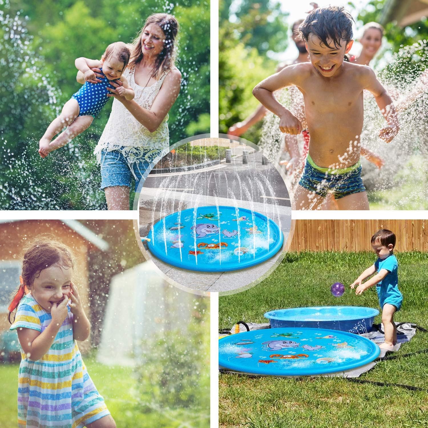 Alfombra Rociadora de Agua Infantil Splash Pad - Imagen 8