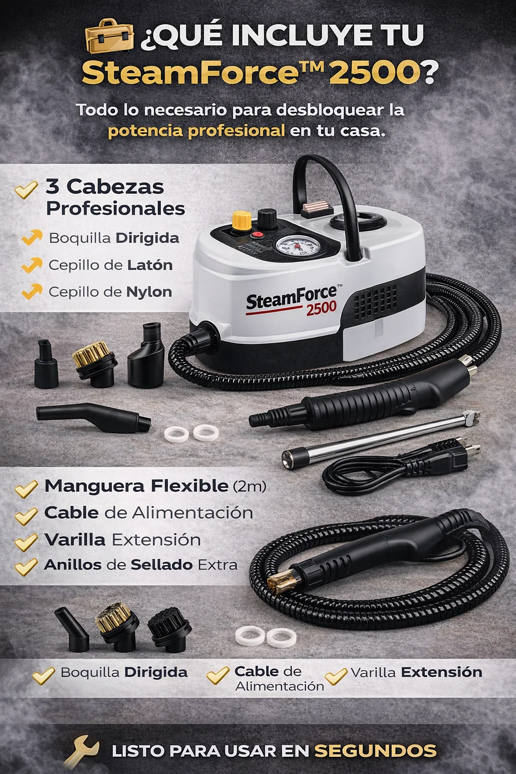 MAQUINA DE LIMPIEZA A VAPOR SteamForce® Envio Gratis - Imagen 8