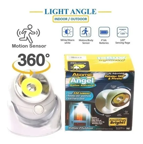 Luz LED de Seguridad Atomic® Angel Envio Gratis - Imagen 2