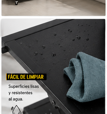 Estantería Metálica Organizadora de 5 Niveles con Ruedas - Imagen 11
