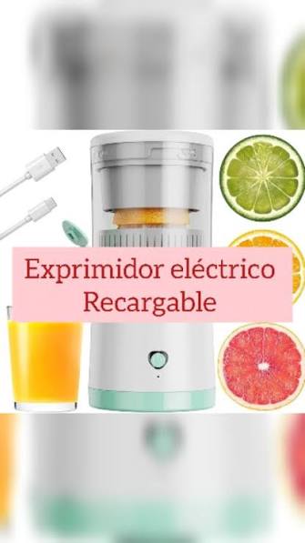 Exprimidor de Zumo Recargable USB