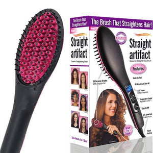 Cepillo Alisador de Pelo  de Cerámica  – Pantalla LCD - Straight Artifact