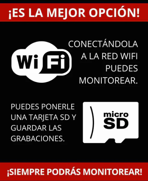 CAMARA DE SEGURIDAD PTZ DE DOBLE LENTE + IA / WIFI Envio Gratis - Imagen 2