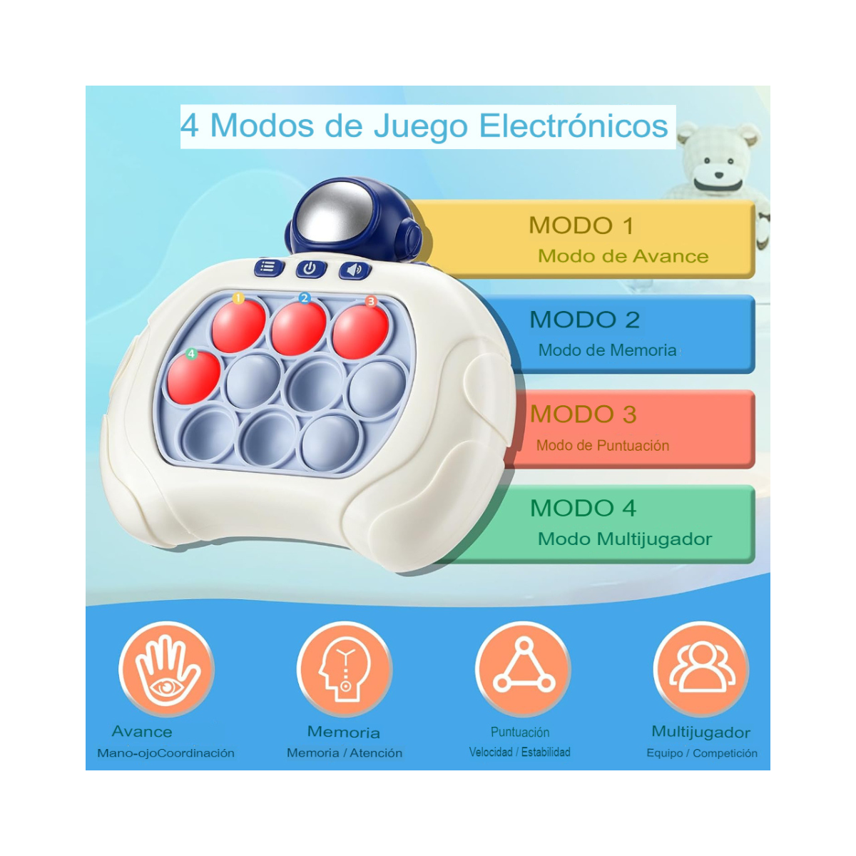 Maquina De Burbujas Juego Interactivo Envio Gratis - Imagen 4
