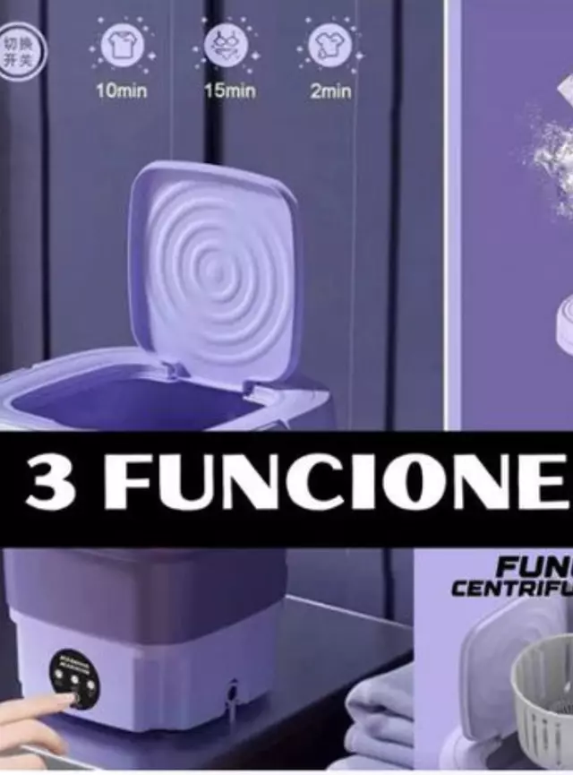 Mini Lavadora Plegable Nva Envio Gratis - Imagen 2