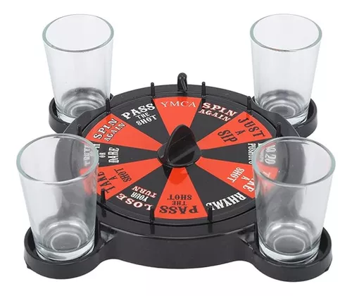 Juego De La Ruleta Retos Shots 4 Vasos Envio Gratis