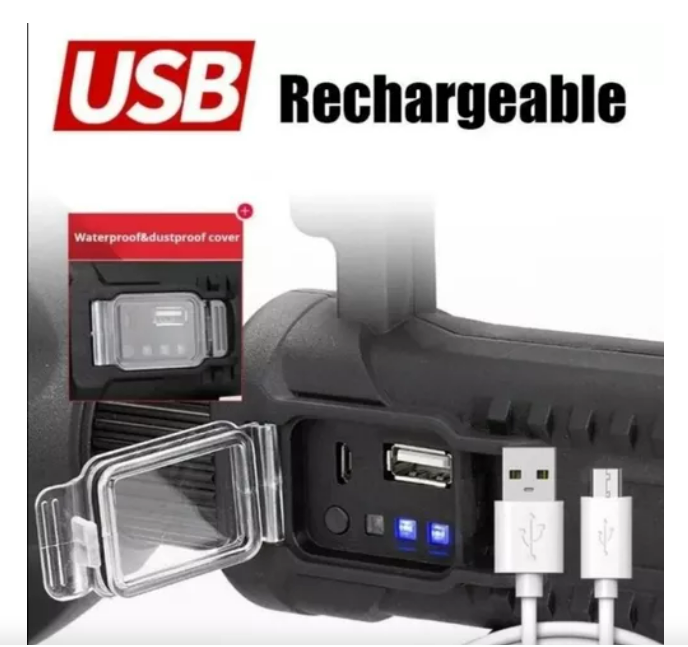 Linterna Led Portatil Recargable Envio Gratis - Imagen 4