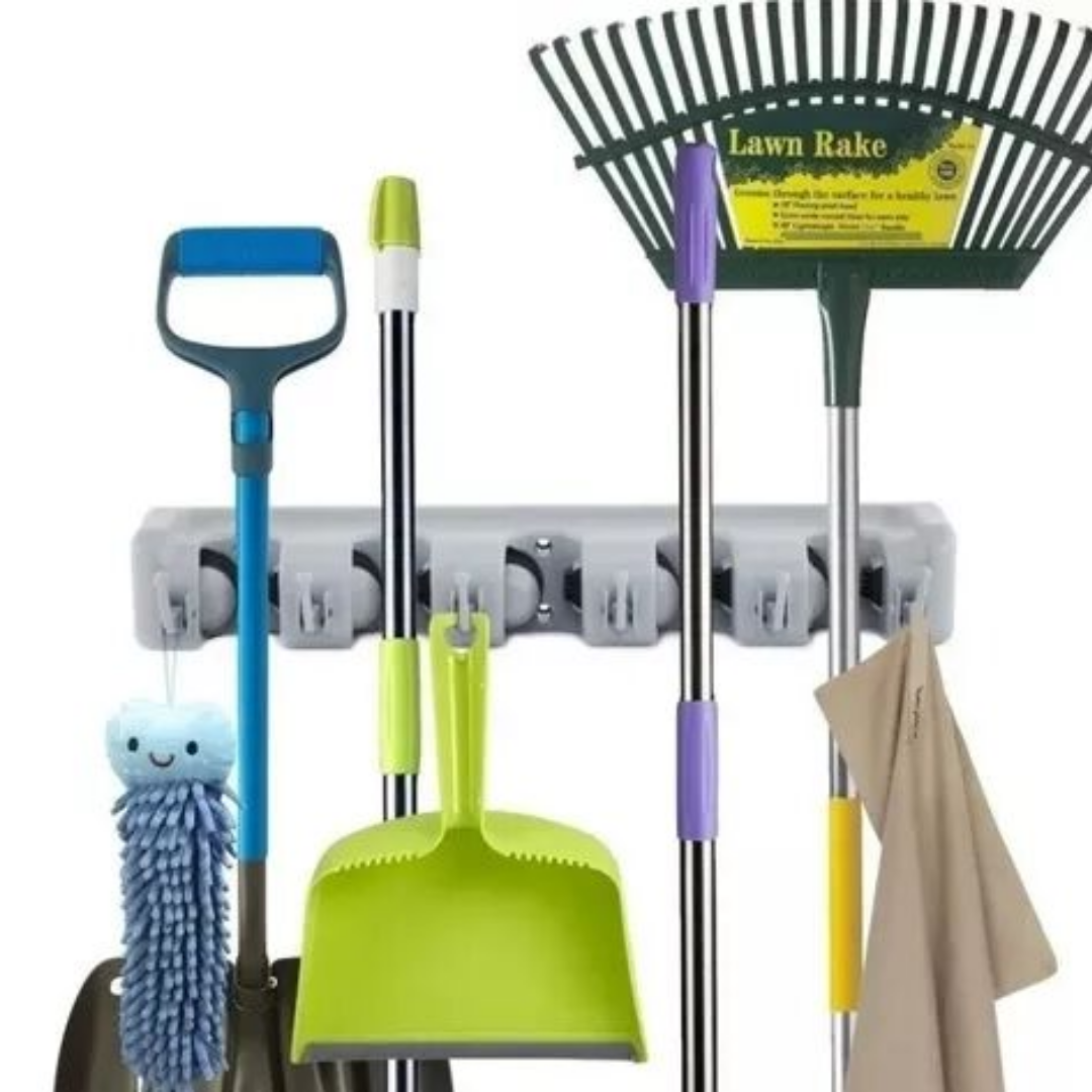 Colgador De Escobas Y Utiles De Aseo Envio Gratis - Imagen 3