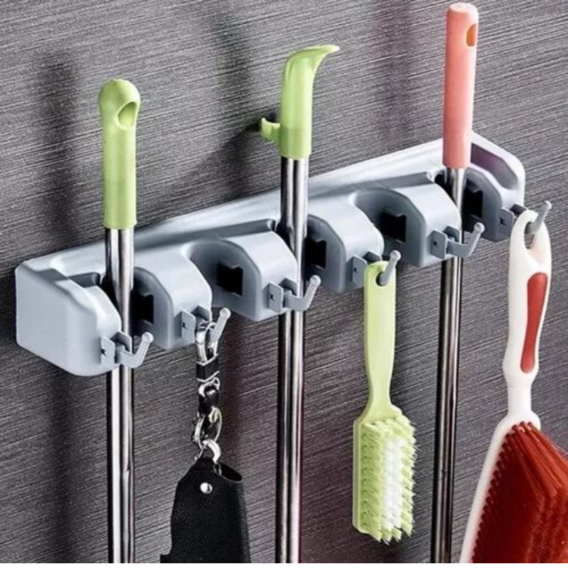Colgador De Escobas Y Utiles De Aseo Envio Gratis
