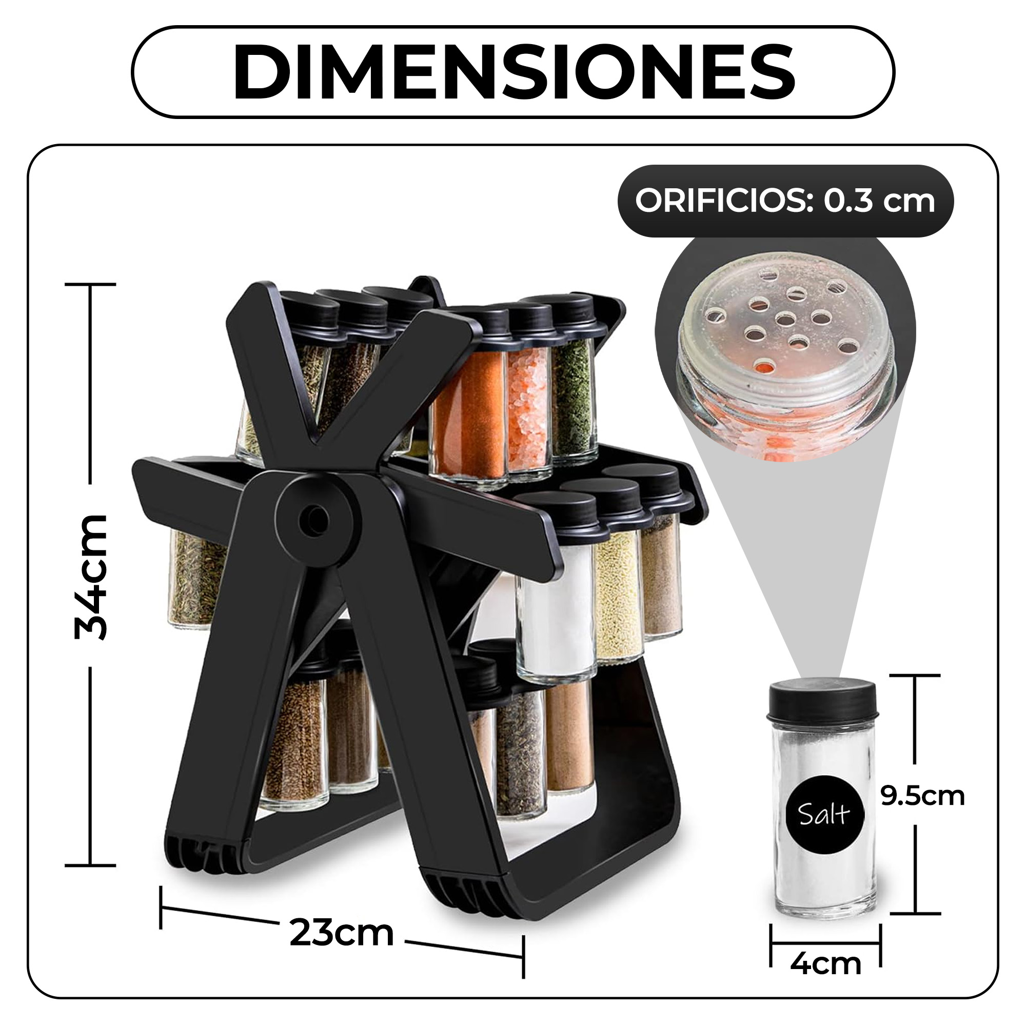 Especiero Giratorio 360 Envio Gratis - Imagen 5