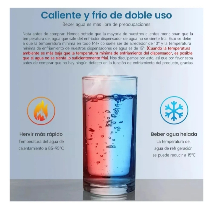Dispensador Enfriador de Agua Fría y Caliente 20L – Dorado Envio Gratis - Imagen 3