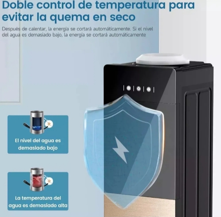 Dispensador Enfriador de Agua Fría y Caliente 20L – Dorado Envio Gratis - Imagen 4