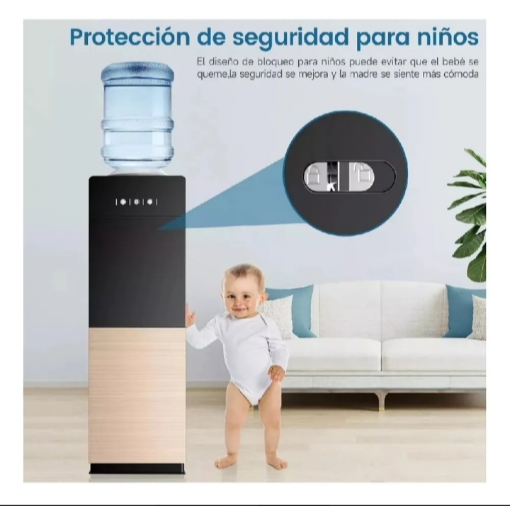 Dispensador Enfriador de Agua Fría y Caliente 20L – Dorado Envio Gratis - Imagen 8
