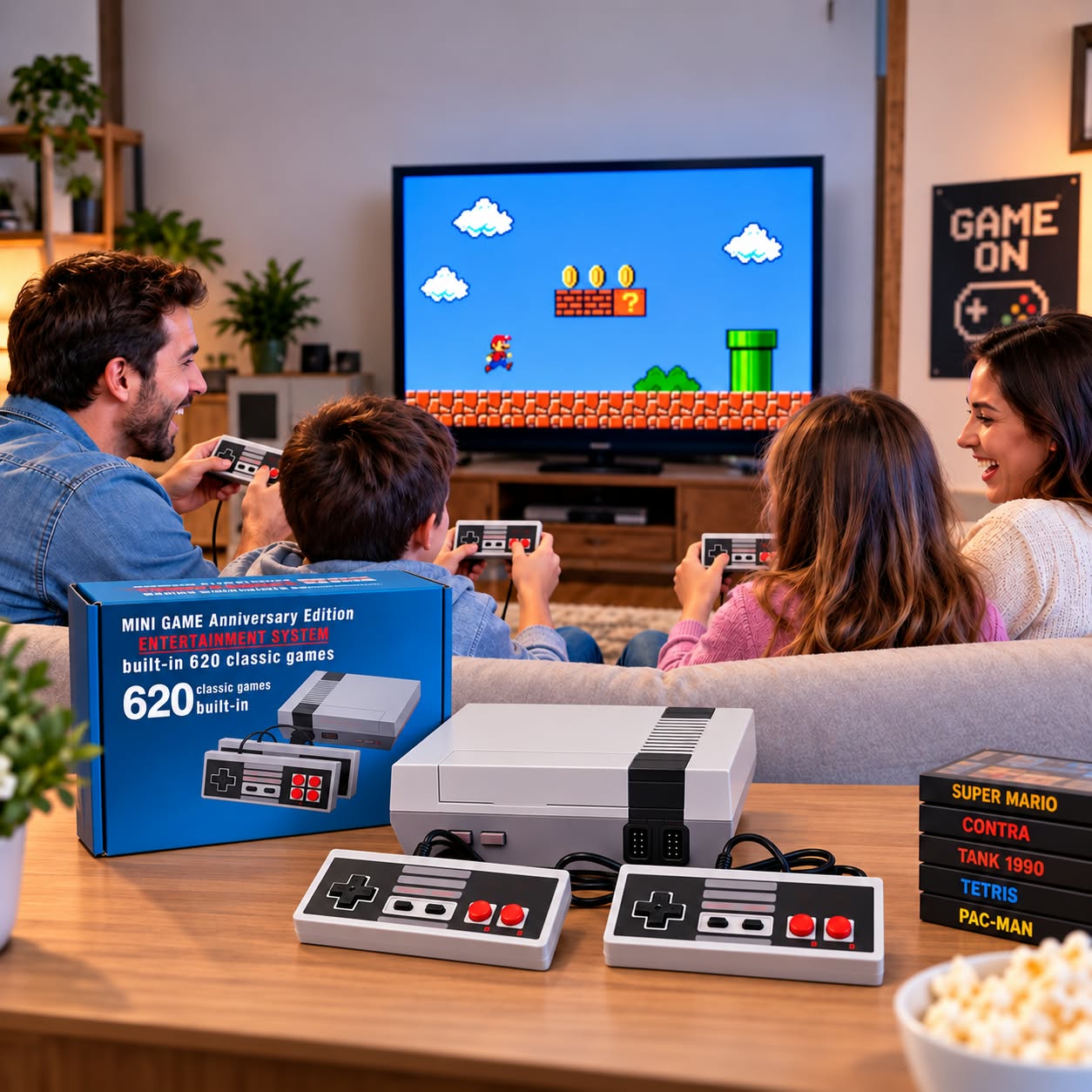 Mini Consola Retro 620 Juegos Envio Gratis en la RM - Imagen 2