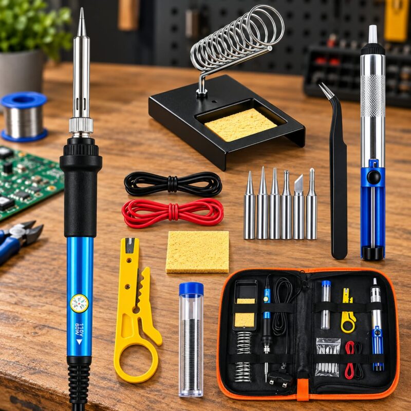 Kit De Soldadura De Cautin Electonica Envio Gratis