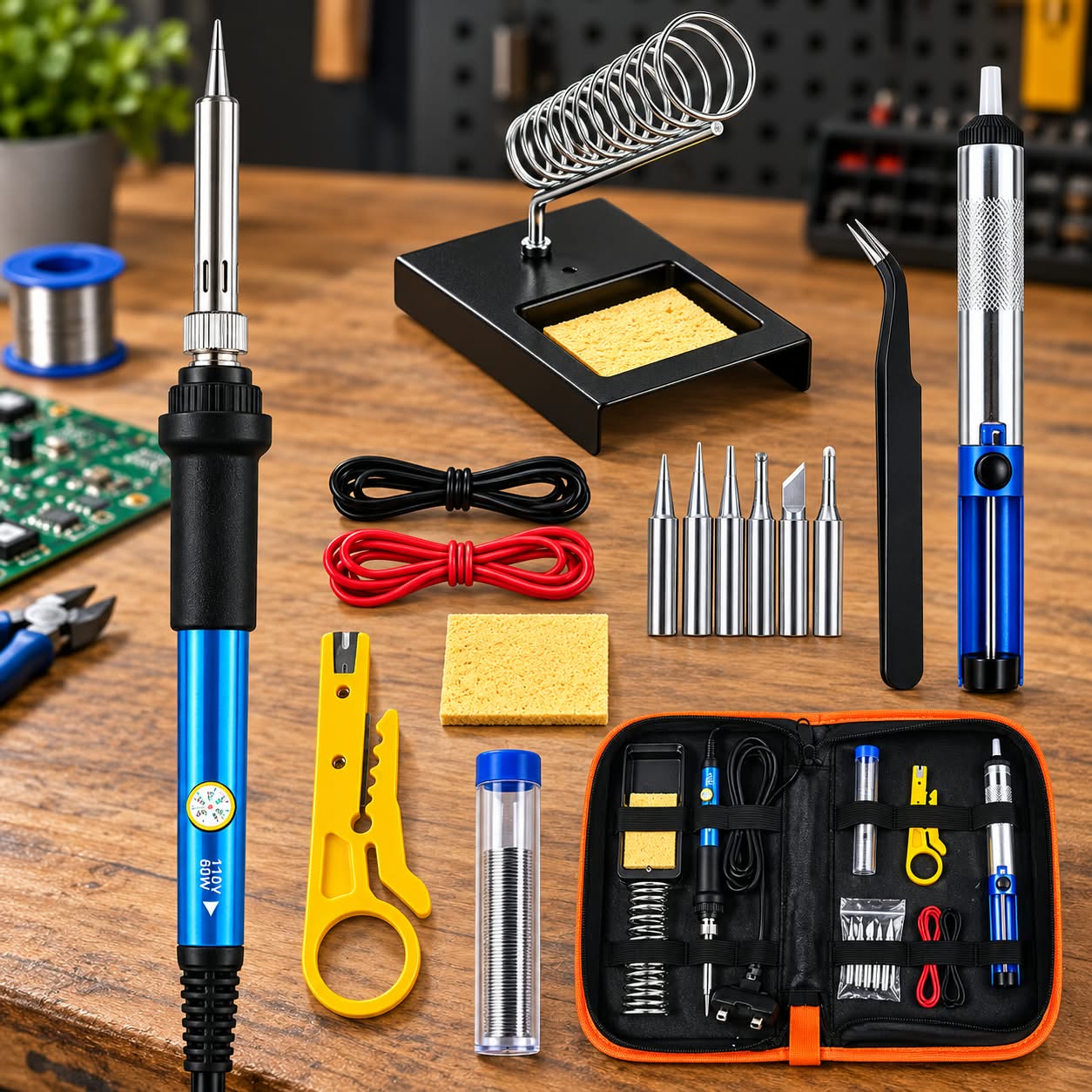 Kit De Soldadura De Cautin Electonica Envio Gratis en la RM