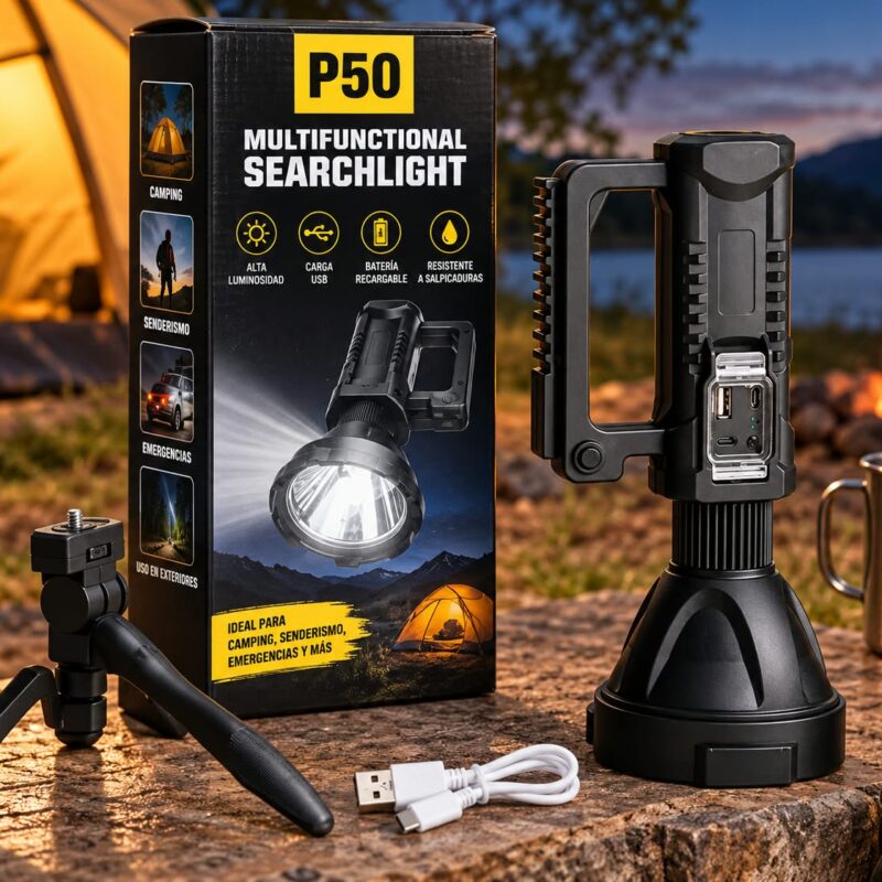 Linterna Led Portatil Recargable Envio Gratis