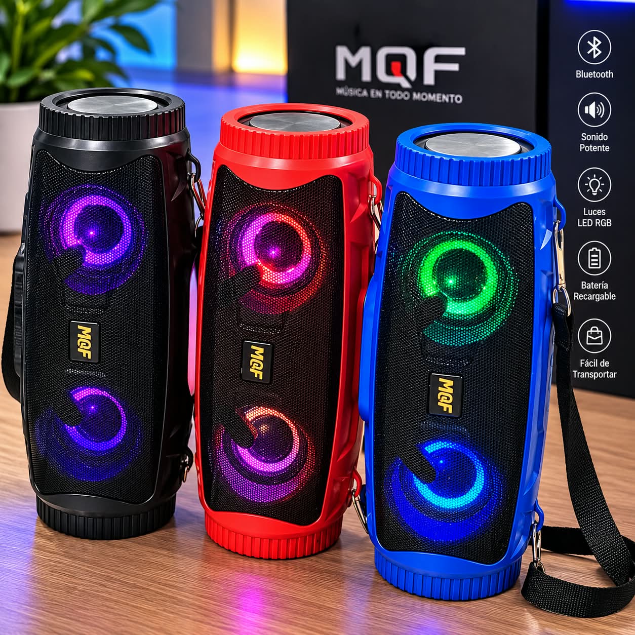 Parlante inalámbrico portátil MF-213 Envio Gratis - Imagen 3