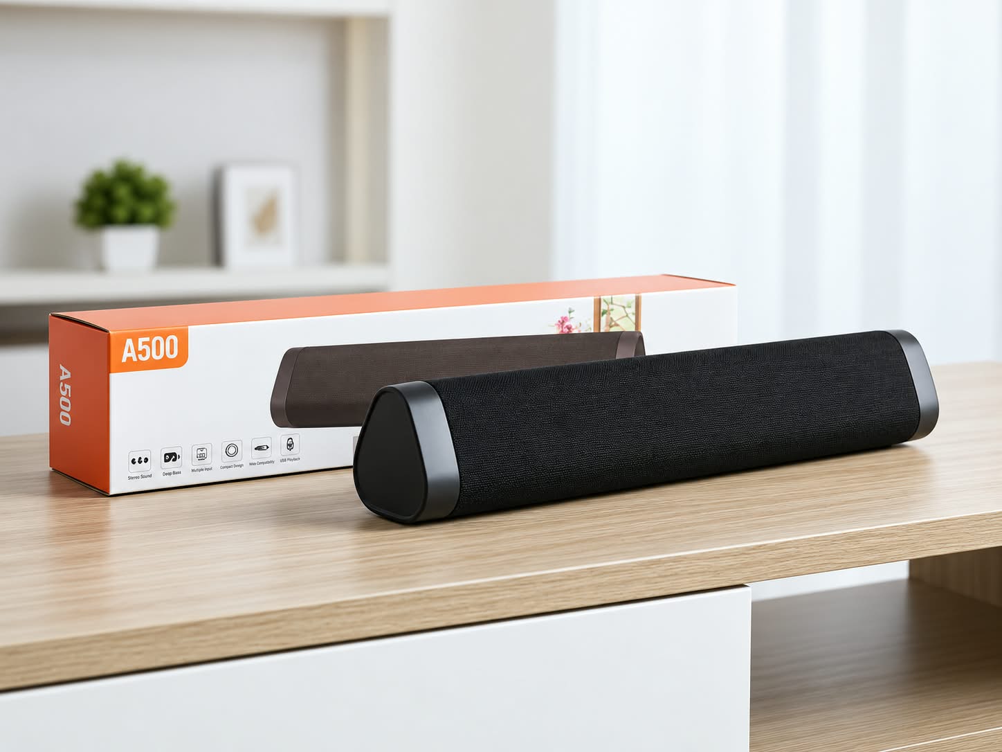 Parlante Bluetooth Sound Bar Home Tv Wireless A500 Envio Gratis - Imagen 3